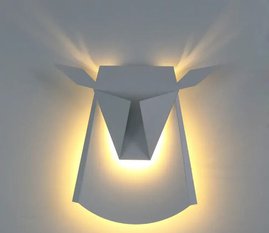 APPLICAZIONE LED A MURO ELEGANTE IN LEGNO-ARREDAMENTO SCANDINAVO