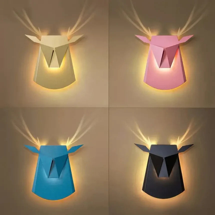 APPLICAZIONE LED A MURO ELEGANTE IN LEGNO-ARREDAMENTO SCANDINAVO